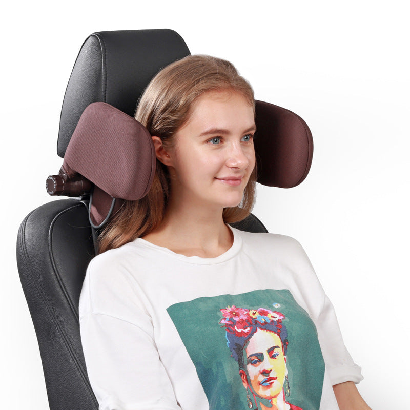 Car Seat Headrest Pillow Travel Rest Neck Pillow Support Solution For Kids And Adults | Auto Heaven USA