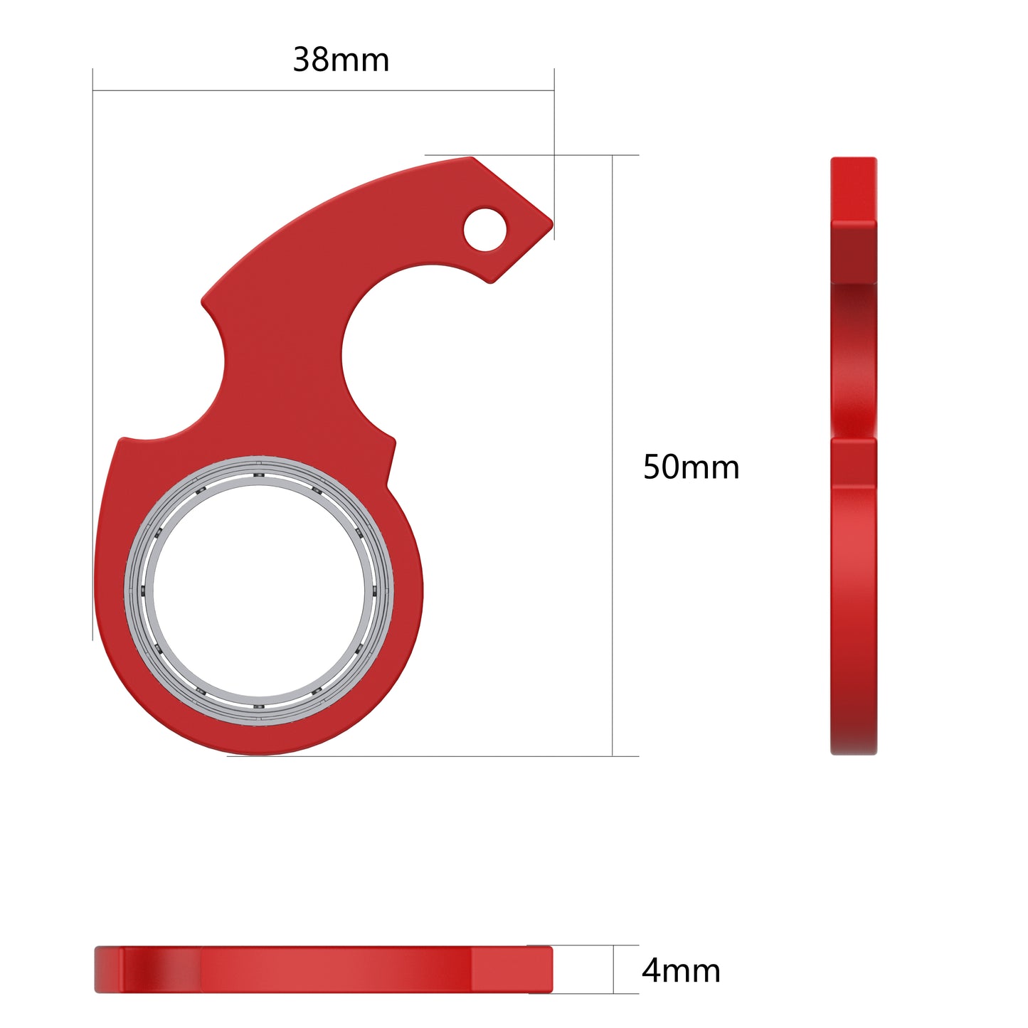Creative Fidget Spinner Keychain Hand Spinner Bottle Opener | Auto Heaven USA