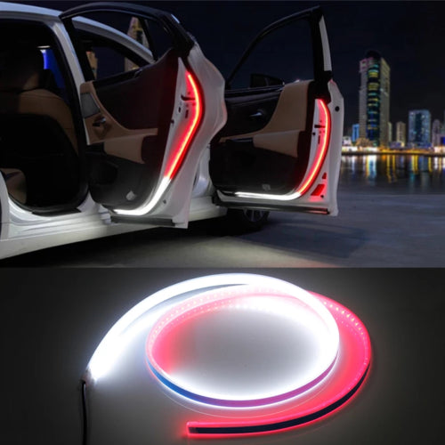 2pcs Car Door Opening Warning LED Strip Light Flashing Anti-collision  Universal – Auto Heaven USA