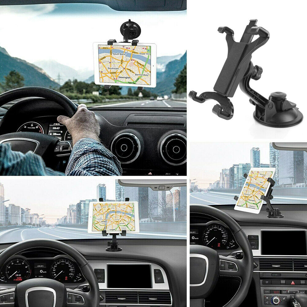 360° Rotating Car Mount Holder Stand Windshield Dashboard For 7-10 inch Tablet | Auto Heaven USA