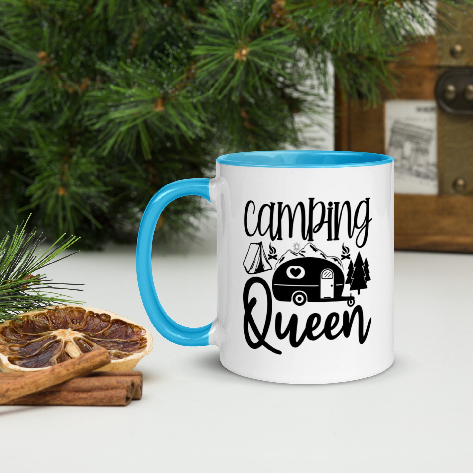 Camping Queen Mug with Colors Inside | Auto Heaven USA