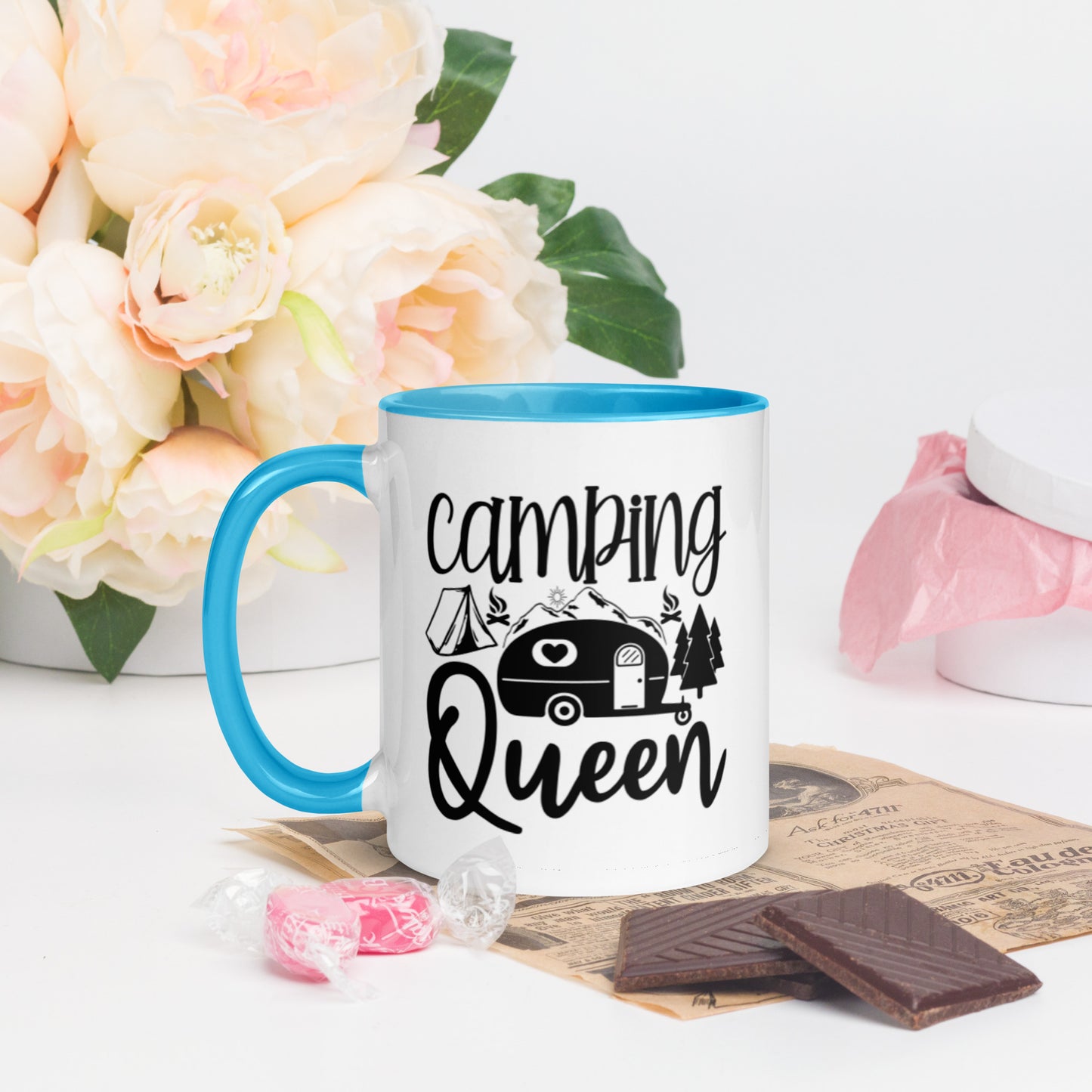 Camping Queen Mug with Colors Inside | Auto Heaven USA
