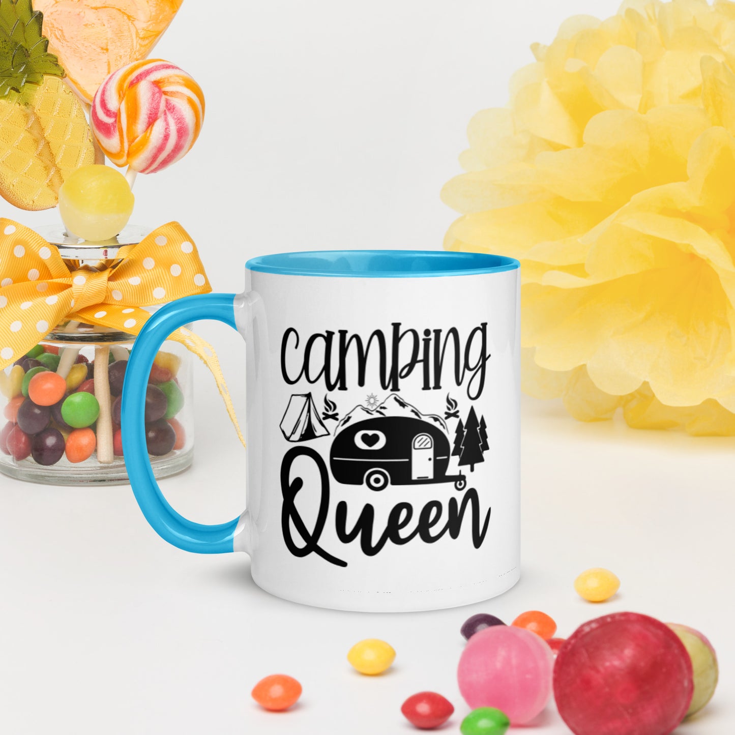 Camping Queen Mug with Colors Inside | Auto Heaven USA