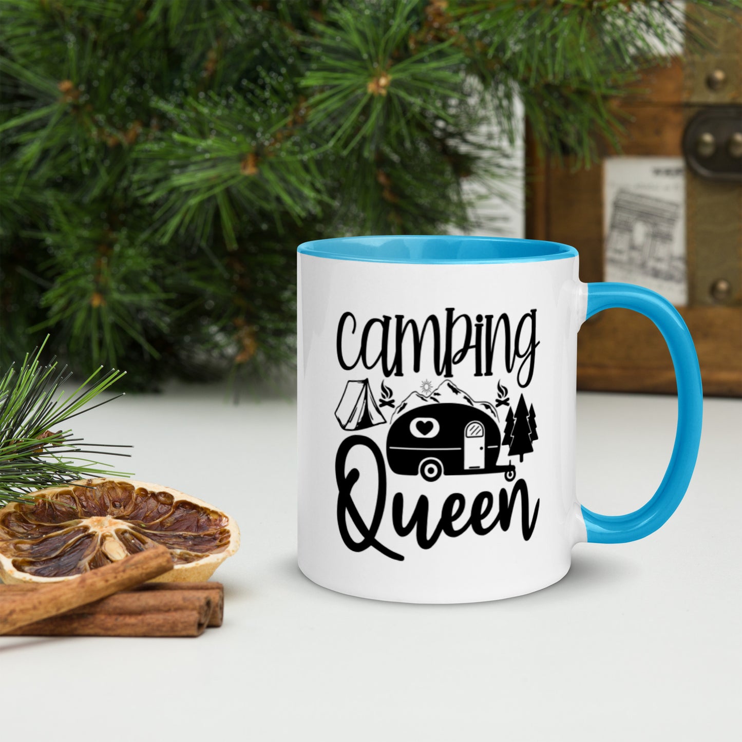Camping Queen Mug with Colors Inside | Auto Heaven USA