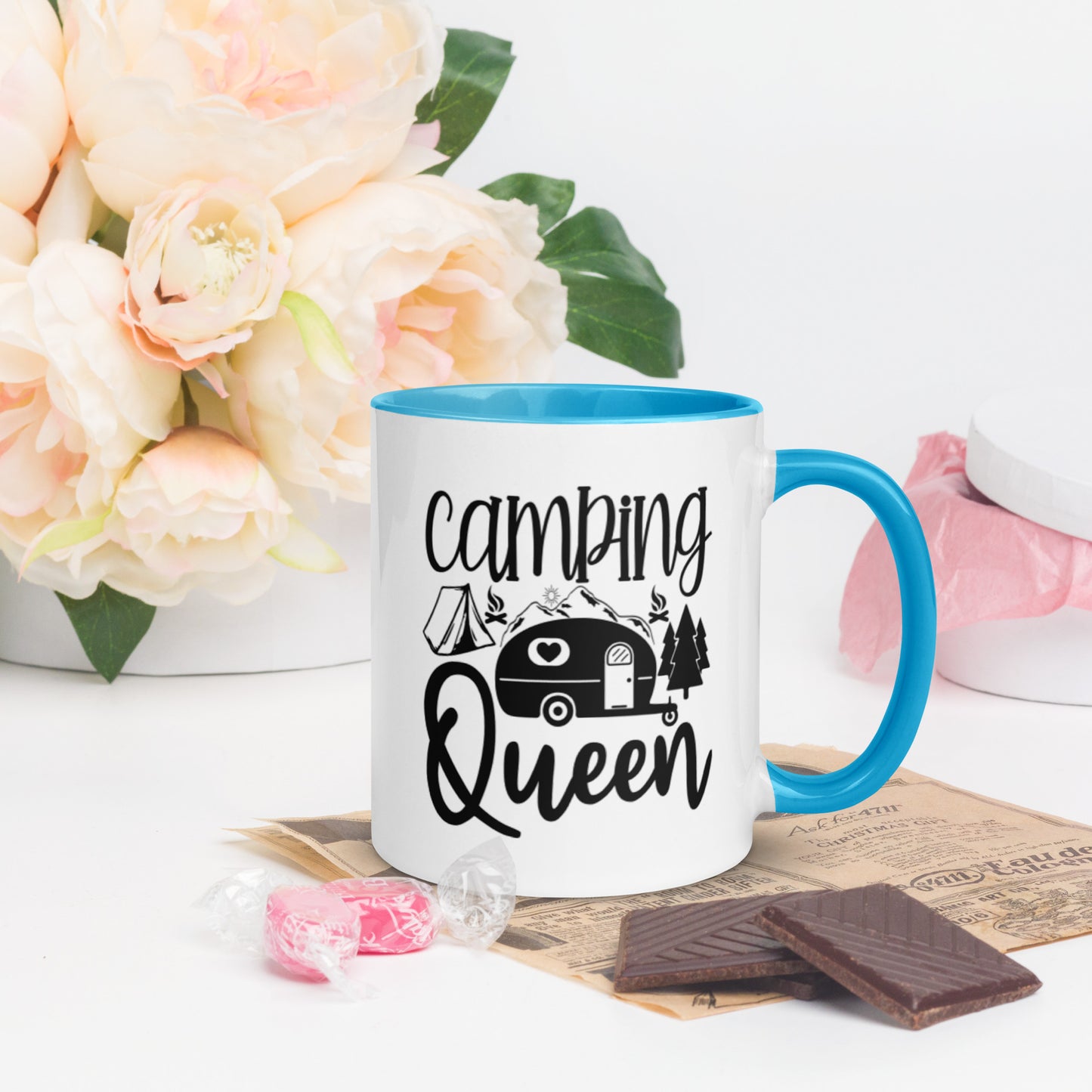 Camping Queen Mug with Colors Inside | Auto Heaven USA