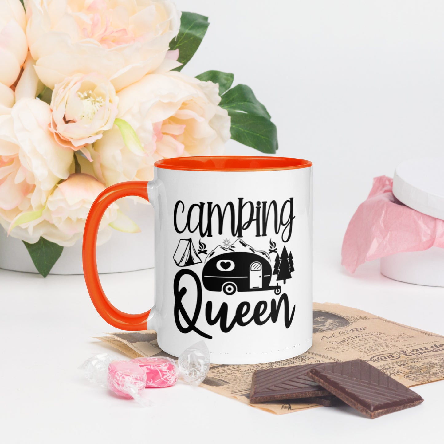 Camping Queen Mug with Colors Inside | Auto Heaven USA