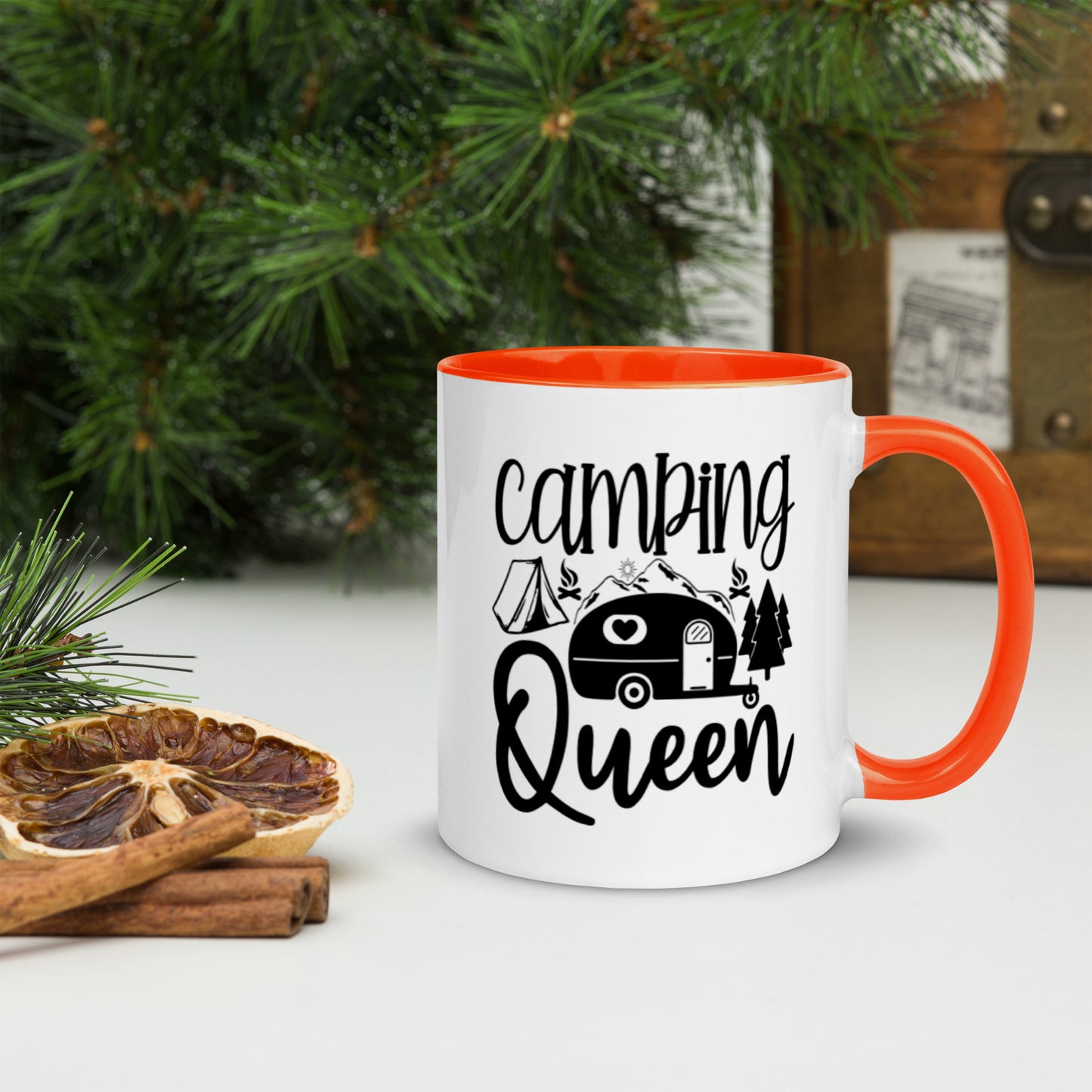 Camping Queen Mug with Colors Inside | Auto Heaven USA