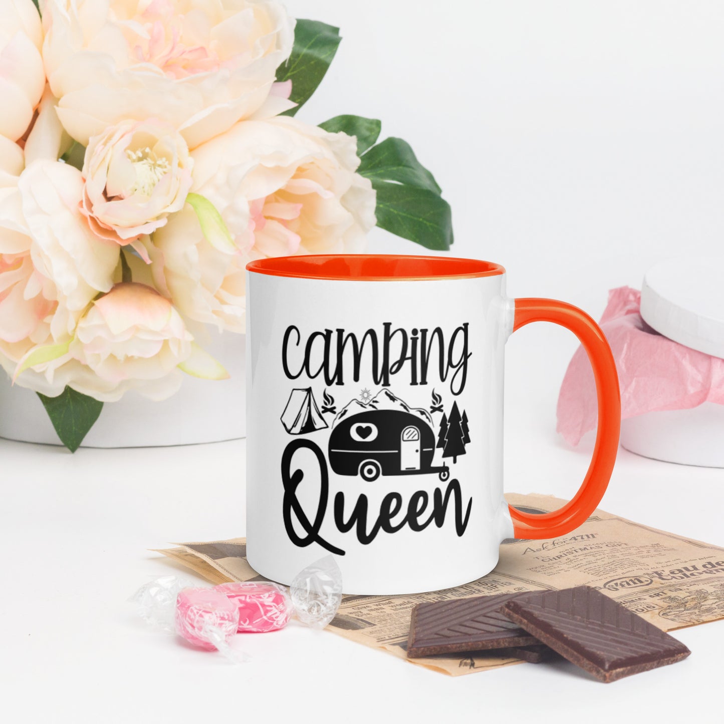 Camping Queen Mug with Colors Inside | Auto Heaven USA