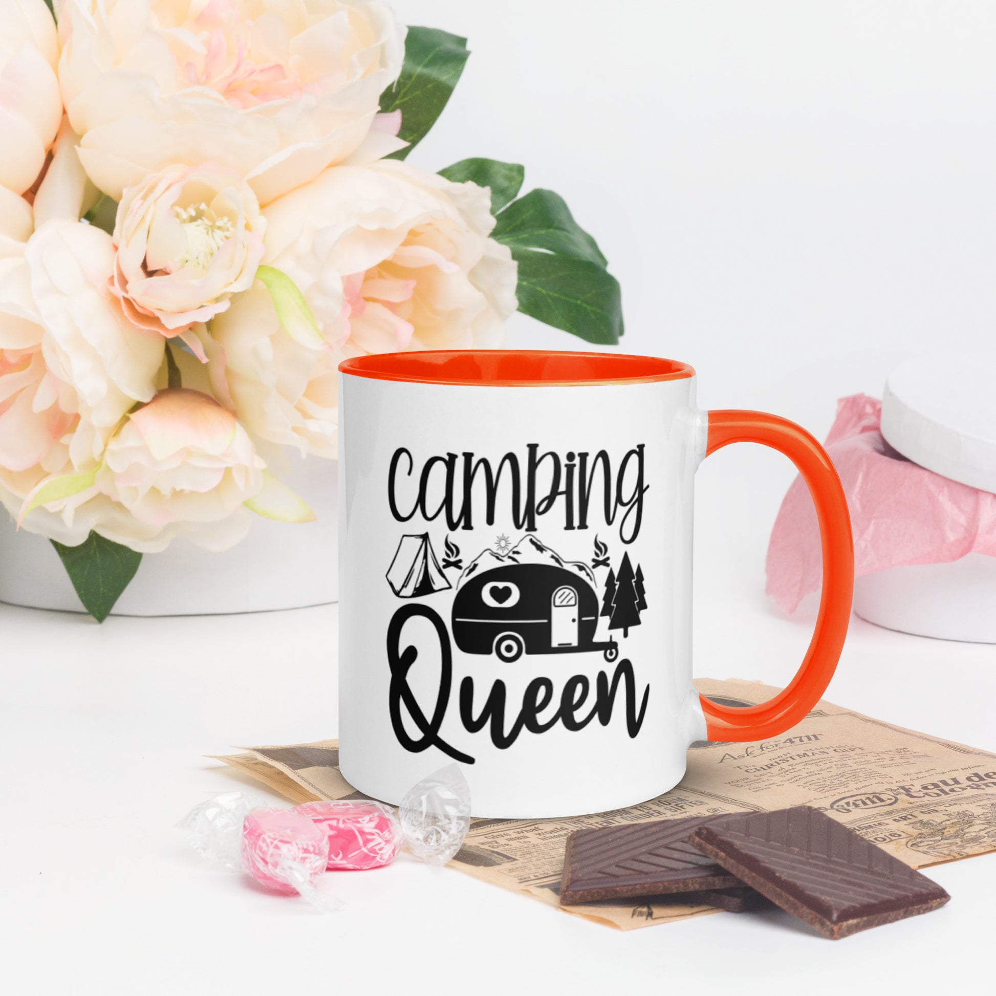Camping Queen Mug with Colors Inside | Auto Heaven USA