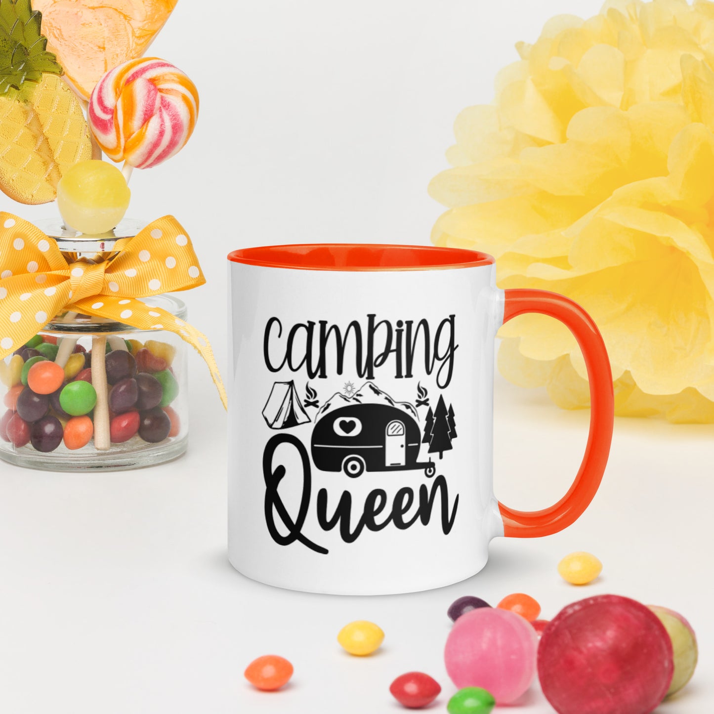 Camping Queen Mug with Colors Inside | Auto Heaven USA