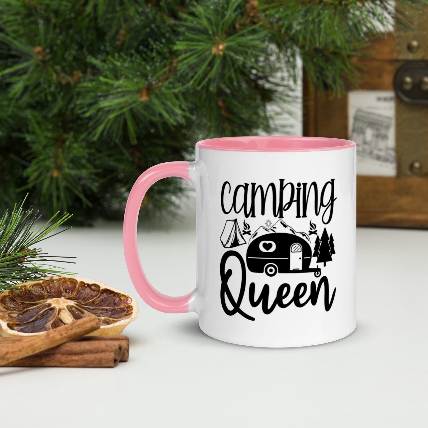 Camping Queen Mug with Colors Inside | Auto Heaven USA