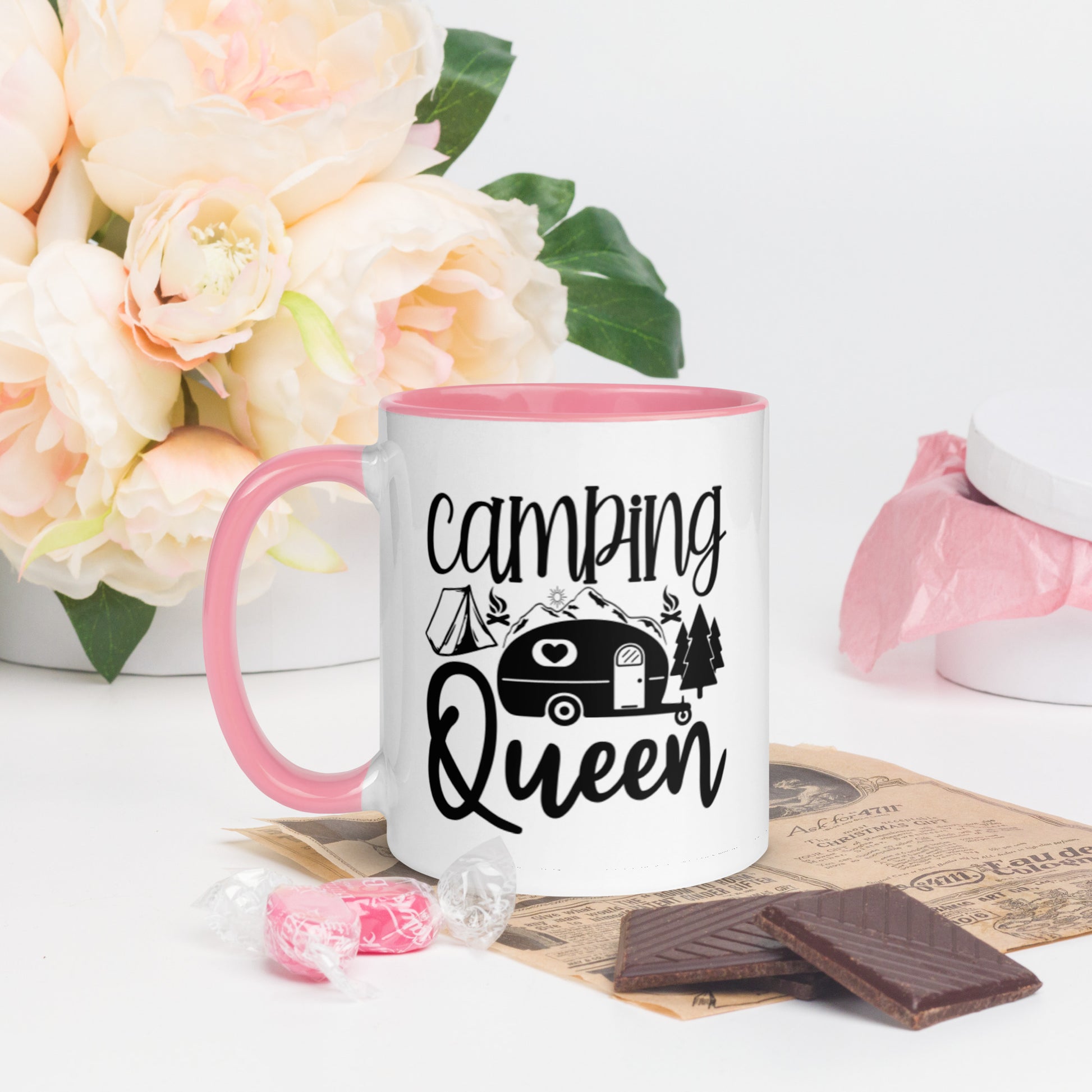 Camping Queen Mug with Colors Inside | Auto Heaven USA