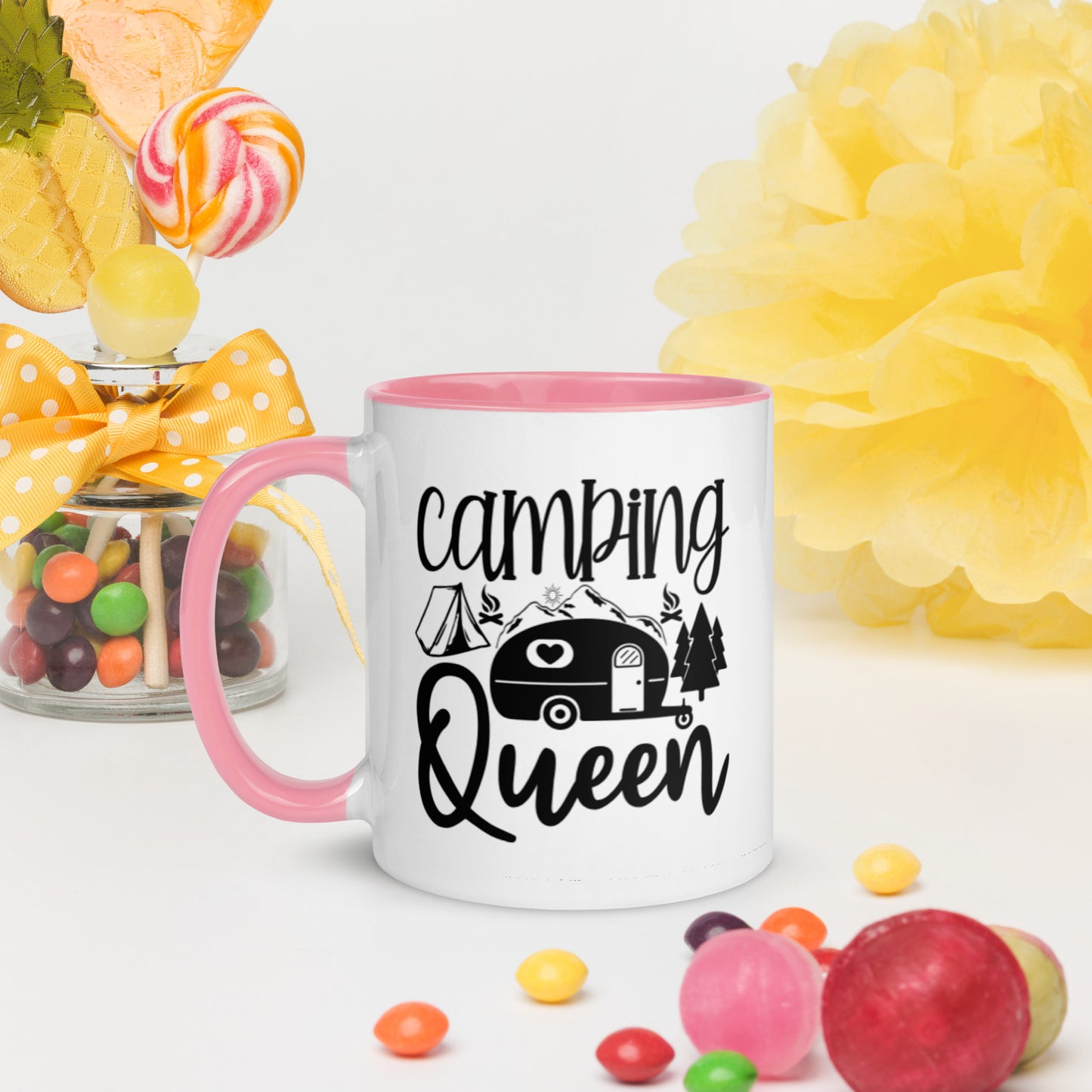 Camping Queen Mug with Colors Inside | Auto Heaven USA