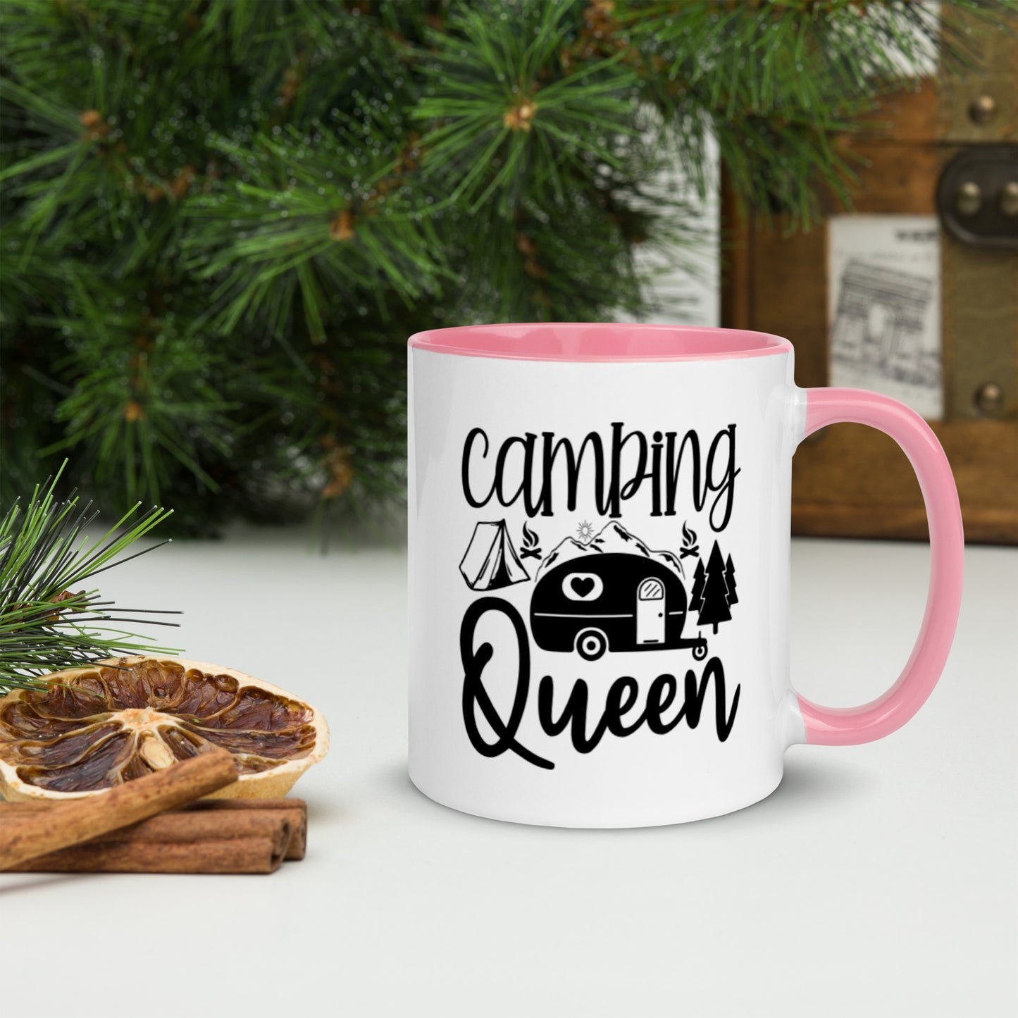 Camping Queen Mug with Colors Inside | Auto Heaven USA