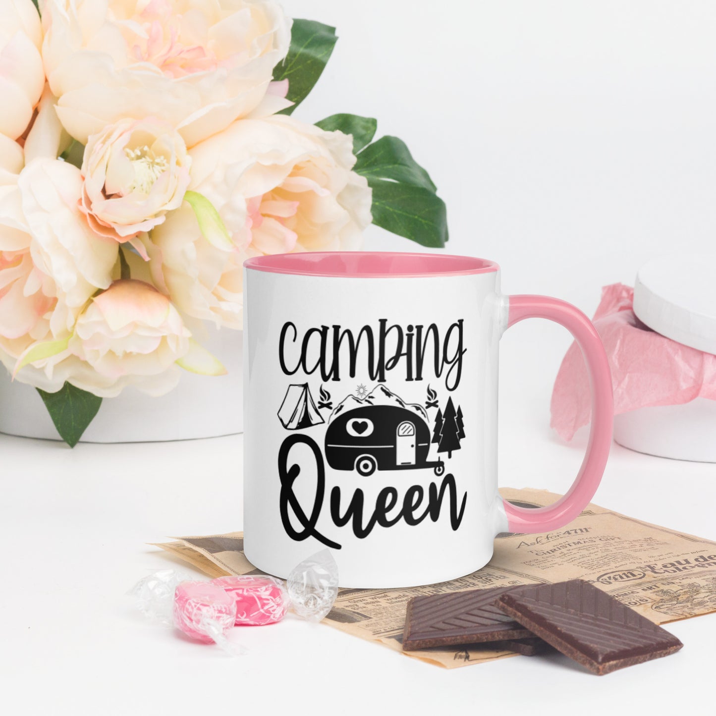 Camping Queen Mug with Colors Inside | Auto Heaven USA