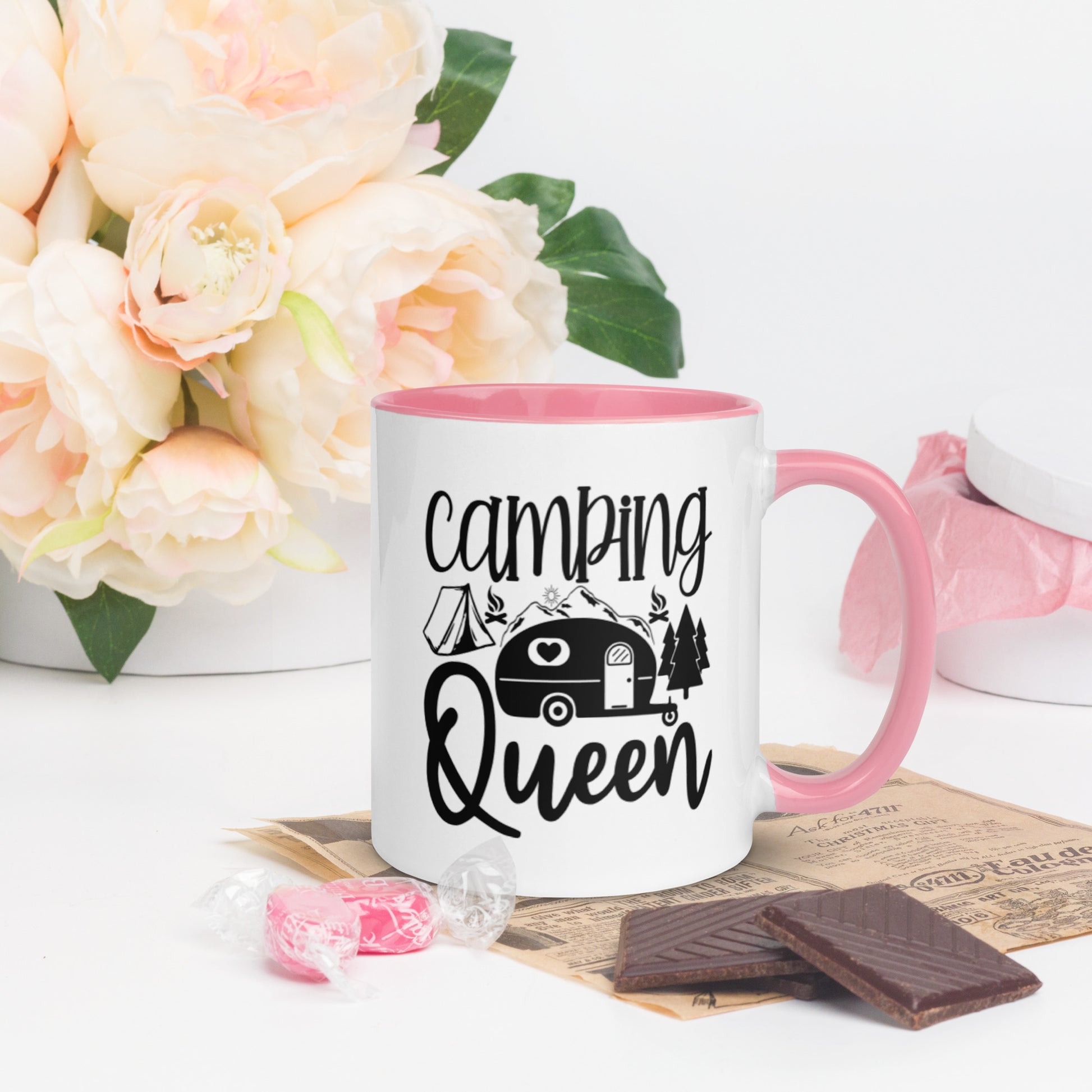 Camping Queen Mug with Colors Inside | Auto Heaven USA