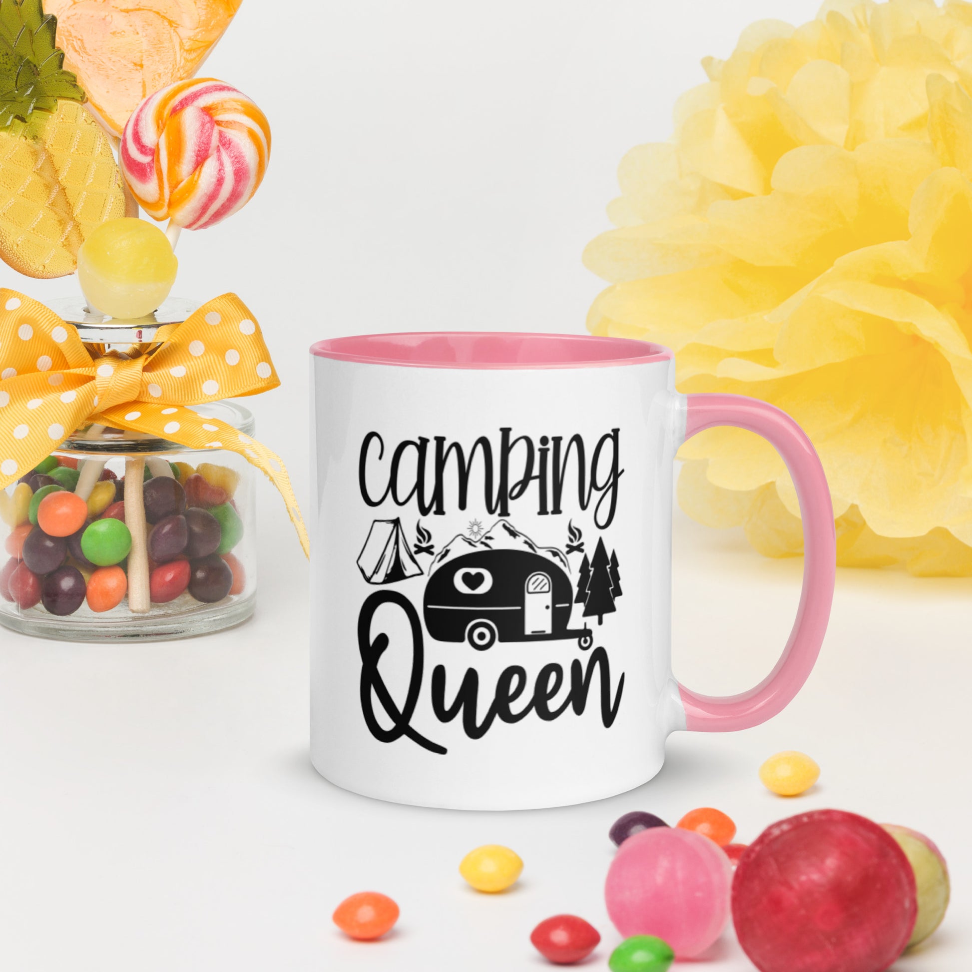 Camping Queen Mug with Colors Inside | Auto Heaven USA