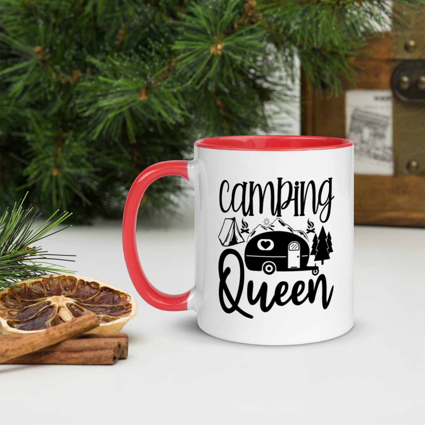 Camping Queen Mug with Colors Inside | Auto Heaven USA
