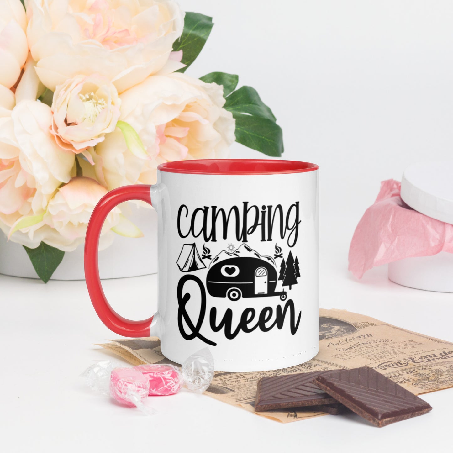 Camping Queen Mug with Colors Inside | Auto Heaven USA