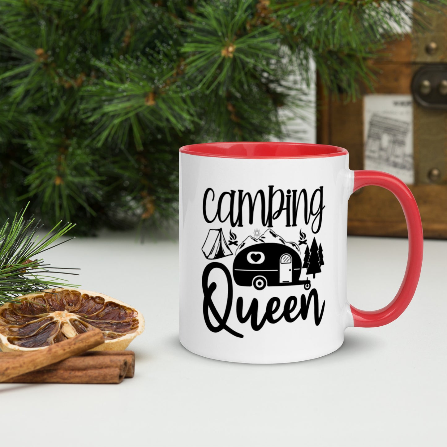 Camping Queen Mug with Colors Inside | Auto Heaven USA