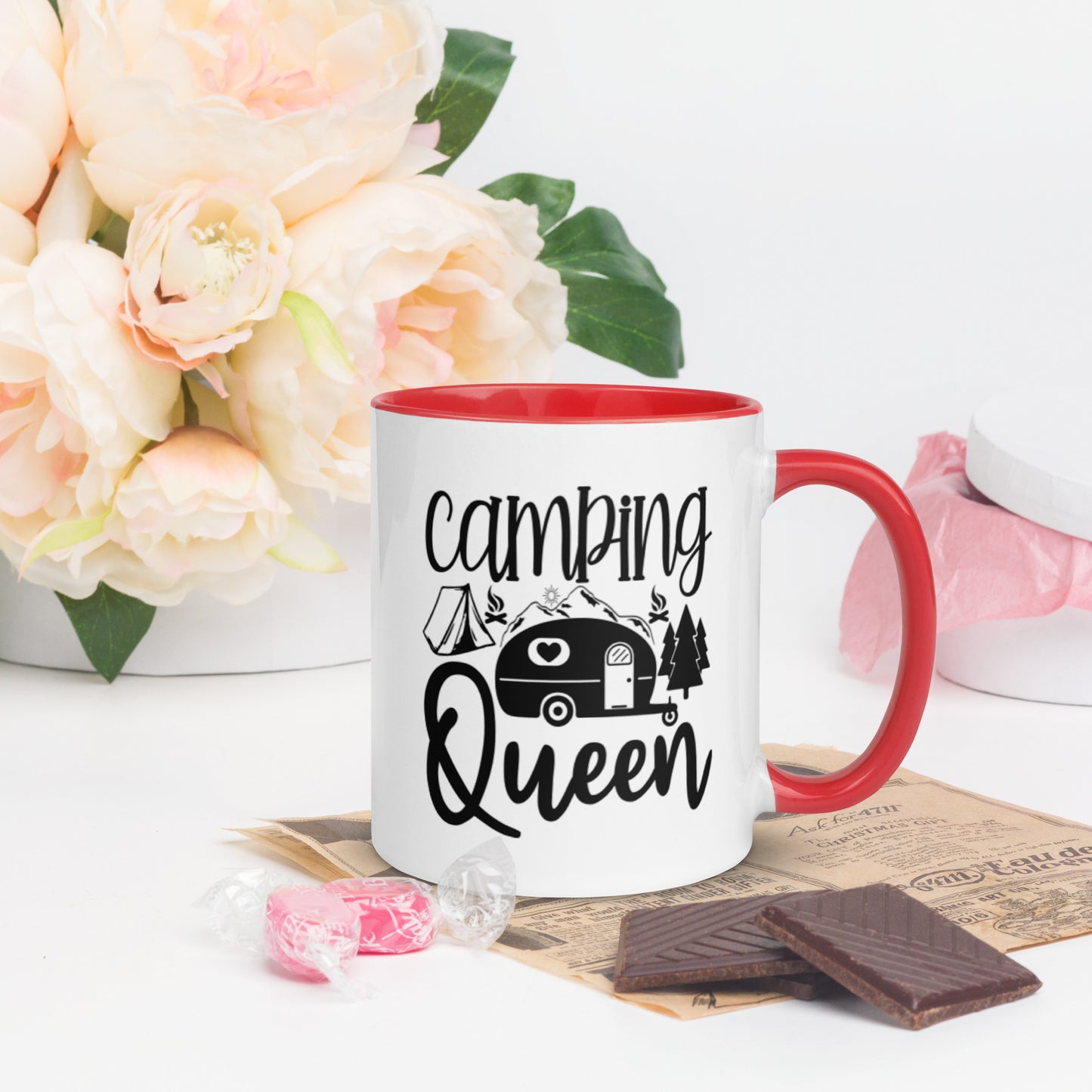 Camping Queen Mug with Colors Inside | Auto Heaven USA