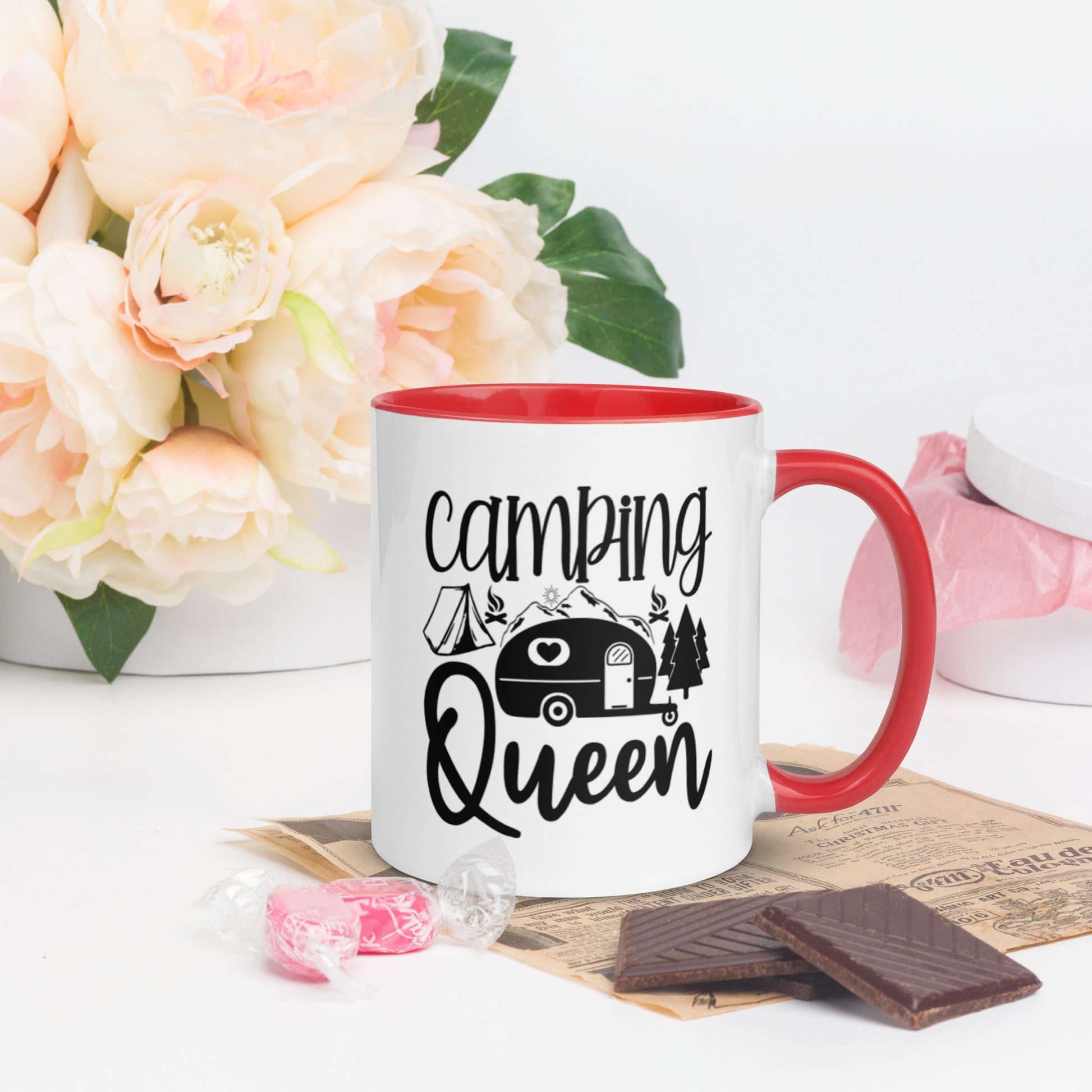 Camping Queen Mug with Colors Inside | Auto Heaven USA