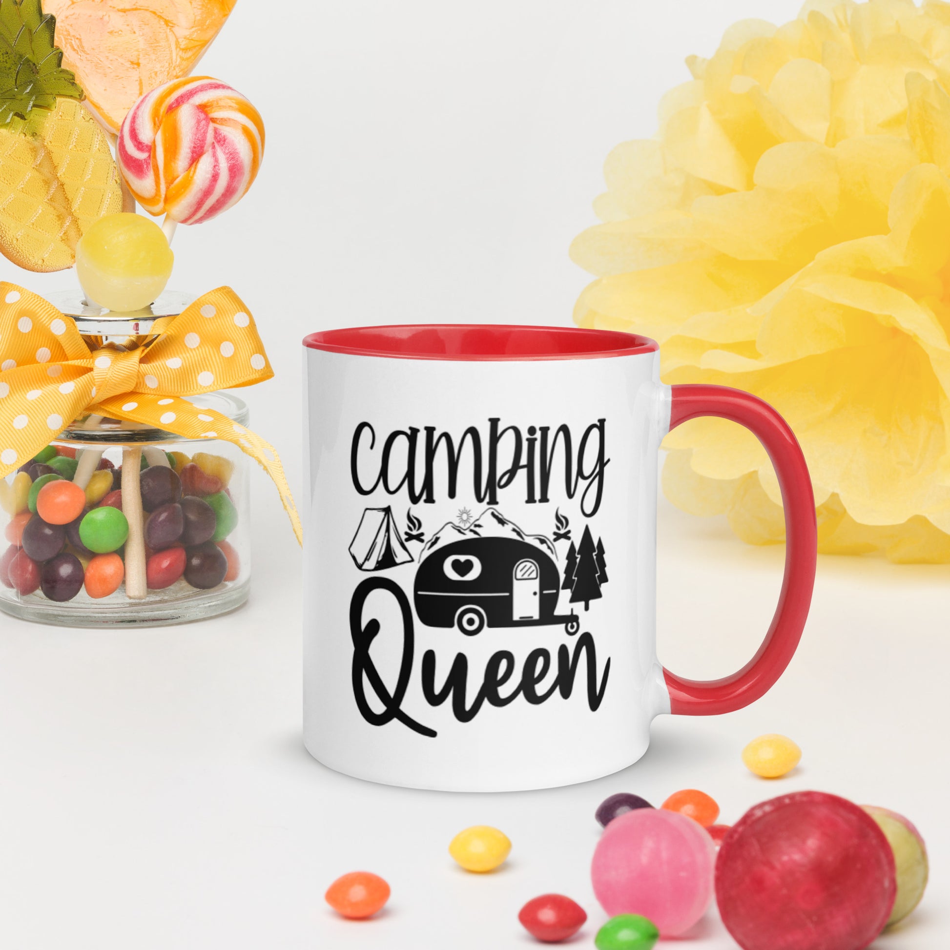 Camping Queen Mug with Colors Inside | Auto Heaven USA