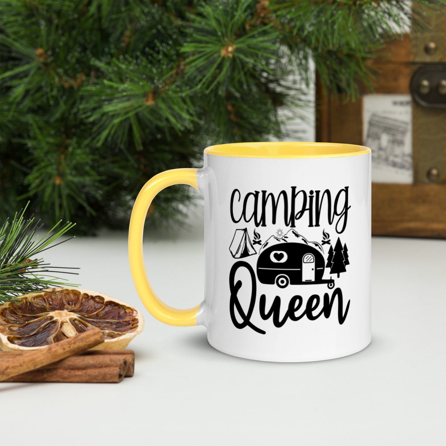 Camping Queen Mug with Colors Inside | Auto Heaven USA