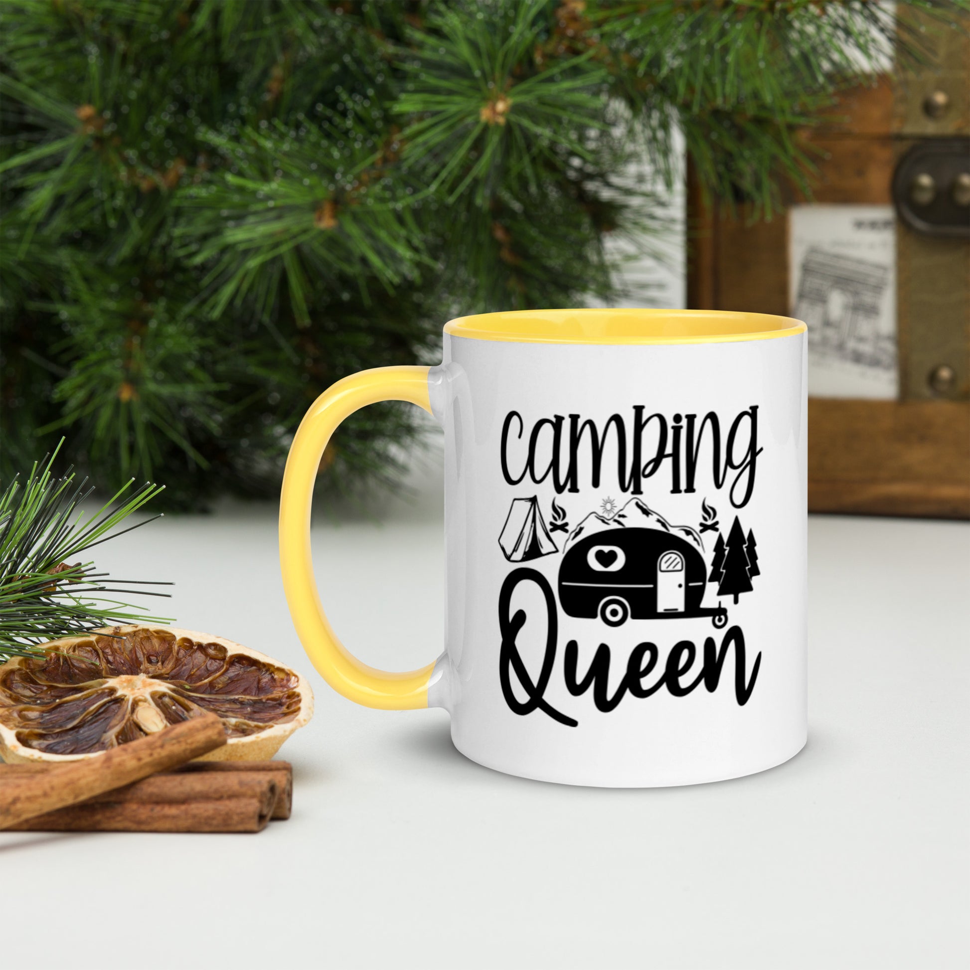 Camping Queen Mug with Colors Inside | Auto Heaven USA