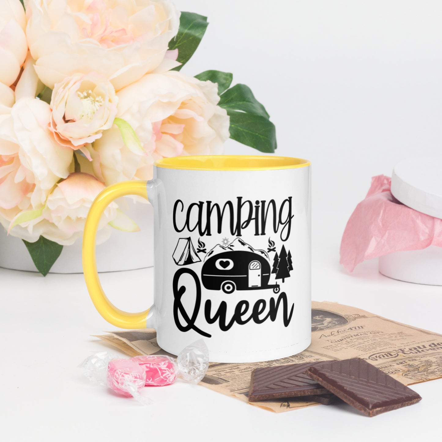 Camping Queen Mug with Colors Inside | Auto Heaven USA