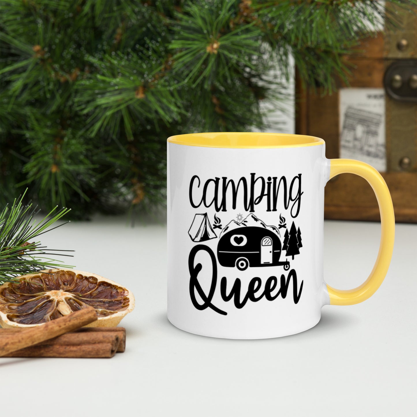 Camping Queen Mug with Colors Inside | Auto Heaven USA