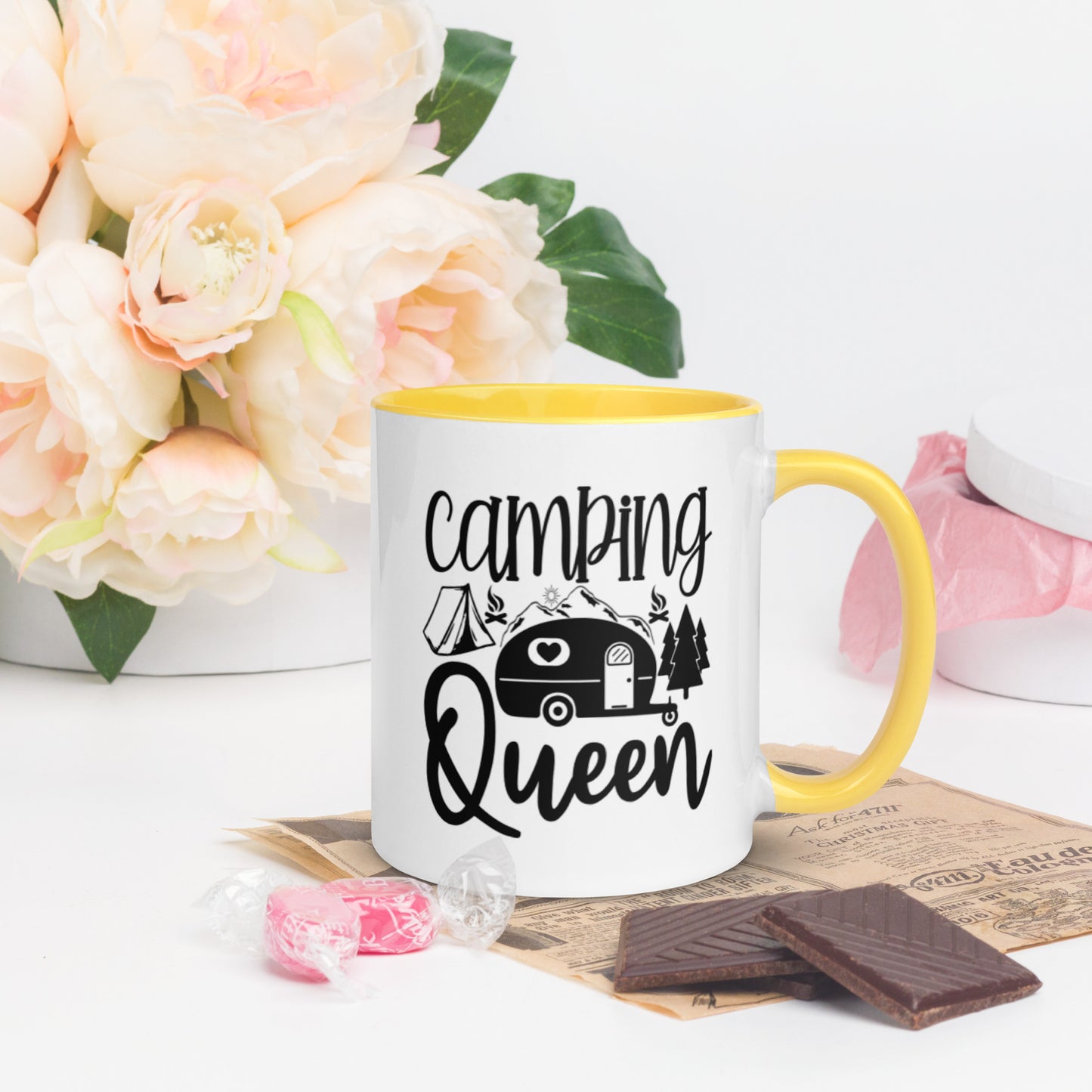 Camping Queen Mug with Colors Inside | Auto Heaven USA