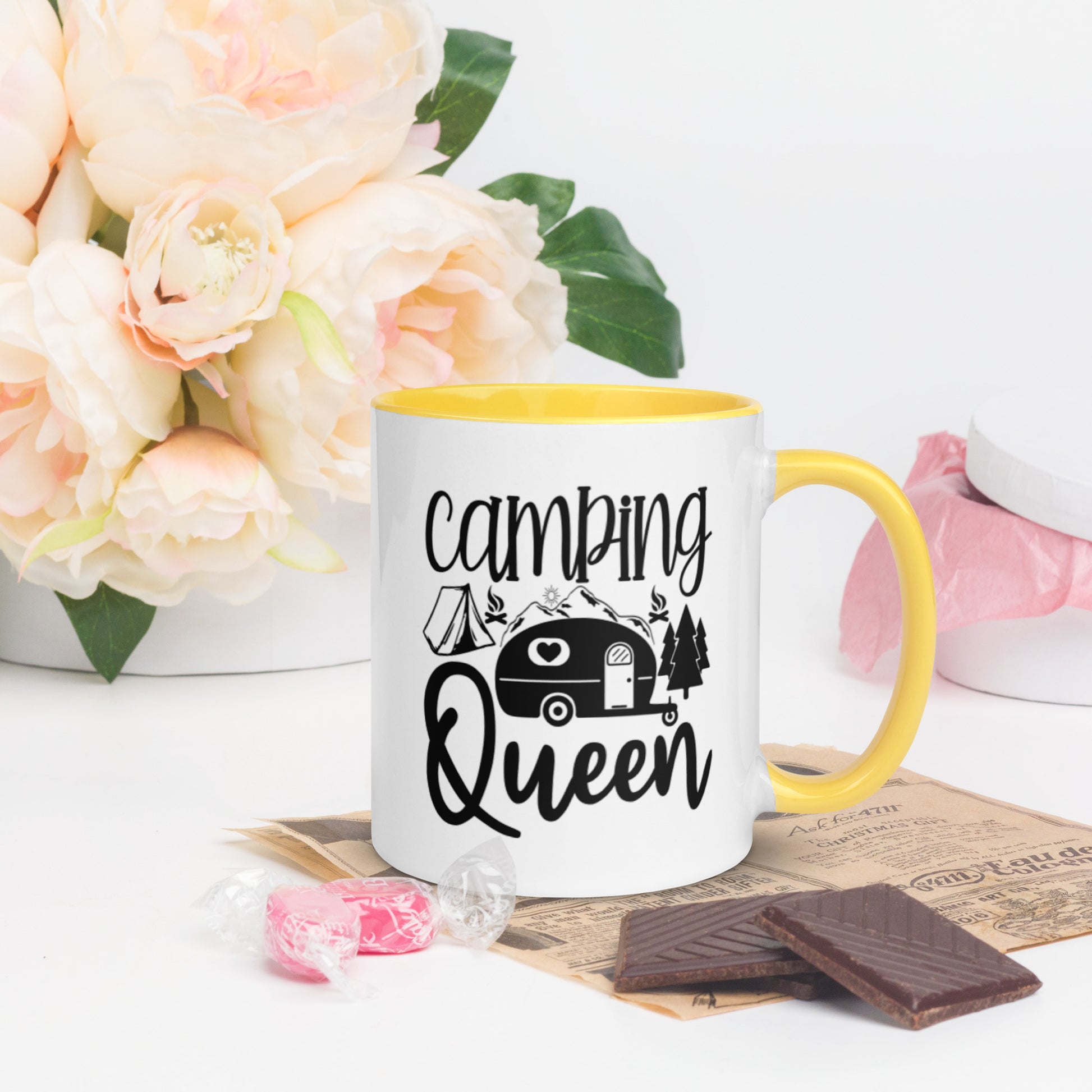 Camping Queen Mug with Colors Inside | Auto Heaven USA