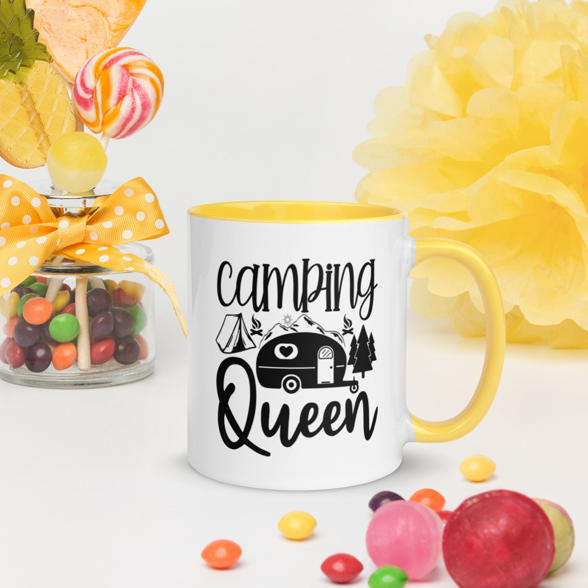 Camping Queen Mug with Colors Inside | Auto Heaven USA