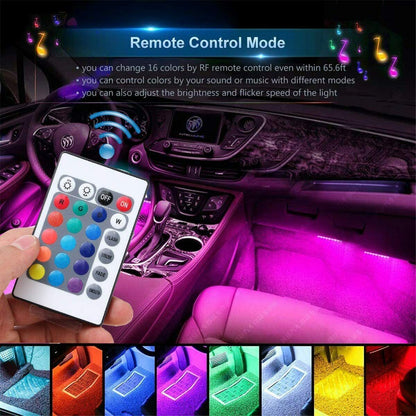 Car Interior Lights Neon Atmosphere RGB LED Strip Lights | Auto Heaven USA