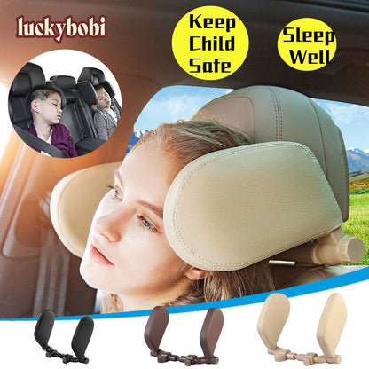 Car Seat Headrest Pillow Travel Rest Neck Pillow Support Solution For Kids And Adults | Auto Heaven USA