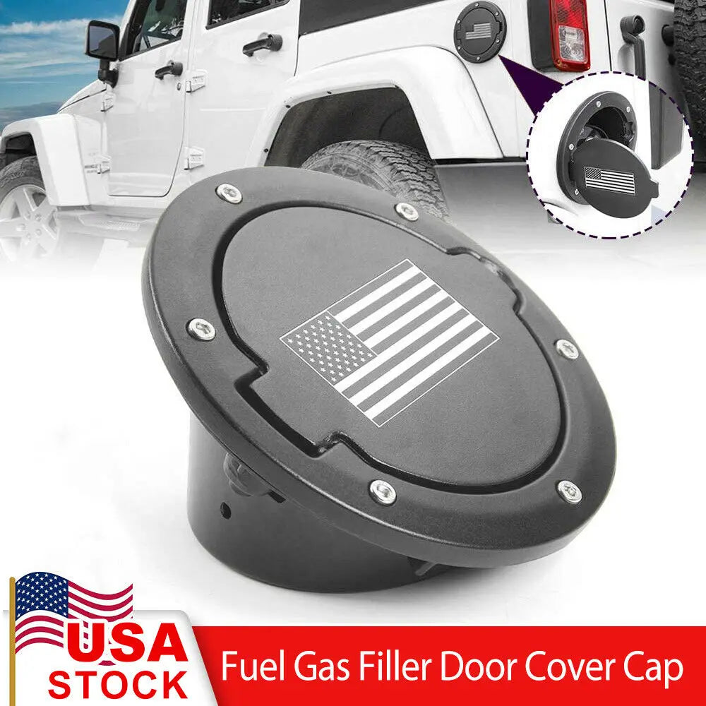 Fuel Filler Door Cover Gas Cap For Jeep Wrangler JK 07-2018 | Auto Heaven USA