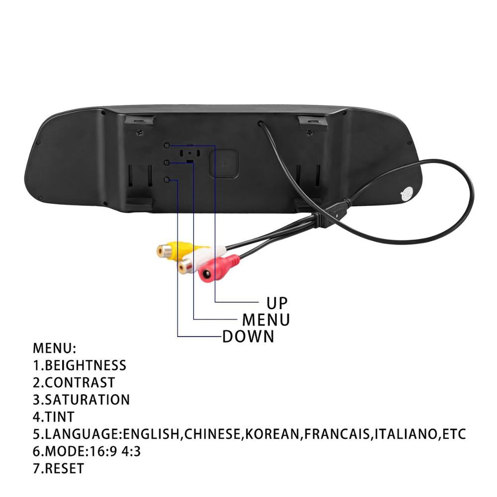 WiFi Rear View System With Cigarette Lighter Wireless Car Mirror | Auto Heaven USA