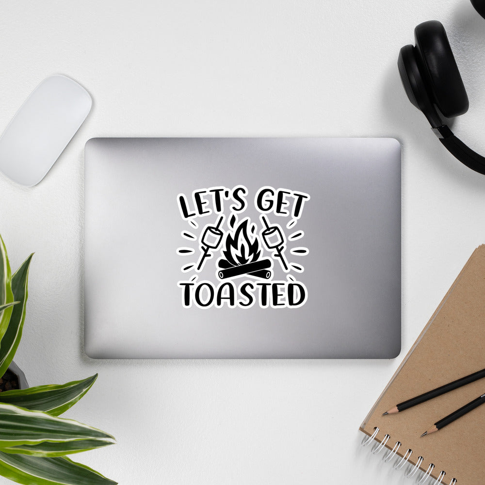 Let's Get Toasted Bubble-free Sticker | Auto Heaven USA